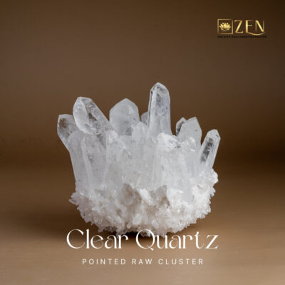 Clear Quartz Pointed Raw Cluster