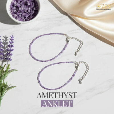 Amethyst Anklet [Pack Of 2]