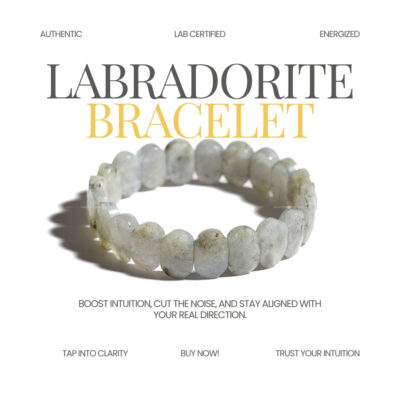 Labradorite - Flat Bead Bracelet